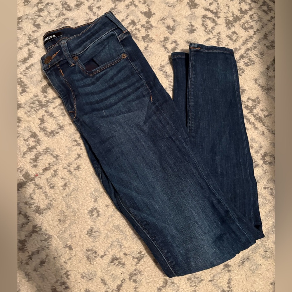 EXPRESS size 2R mid rise jeggings